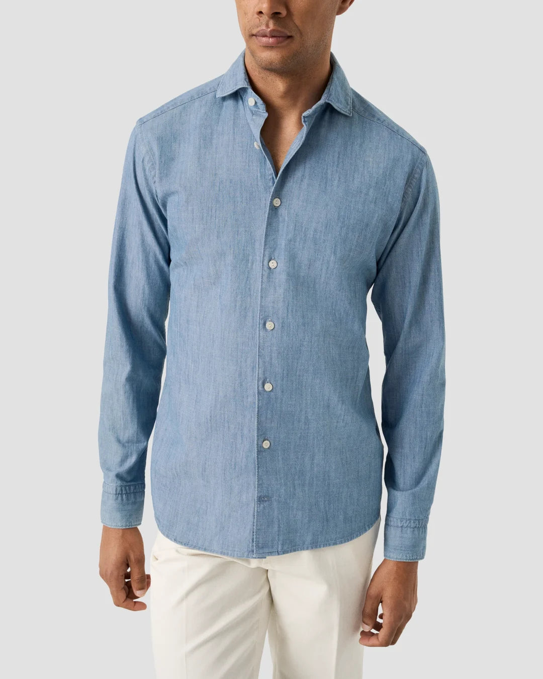 Light Denim Shirt Eton