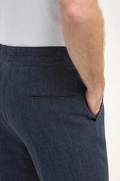 Linen Relaxed Shorts Made In Italy