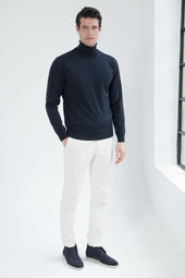 Merino Turtleneck Made In Italy