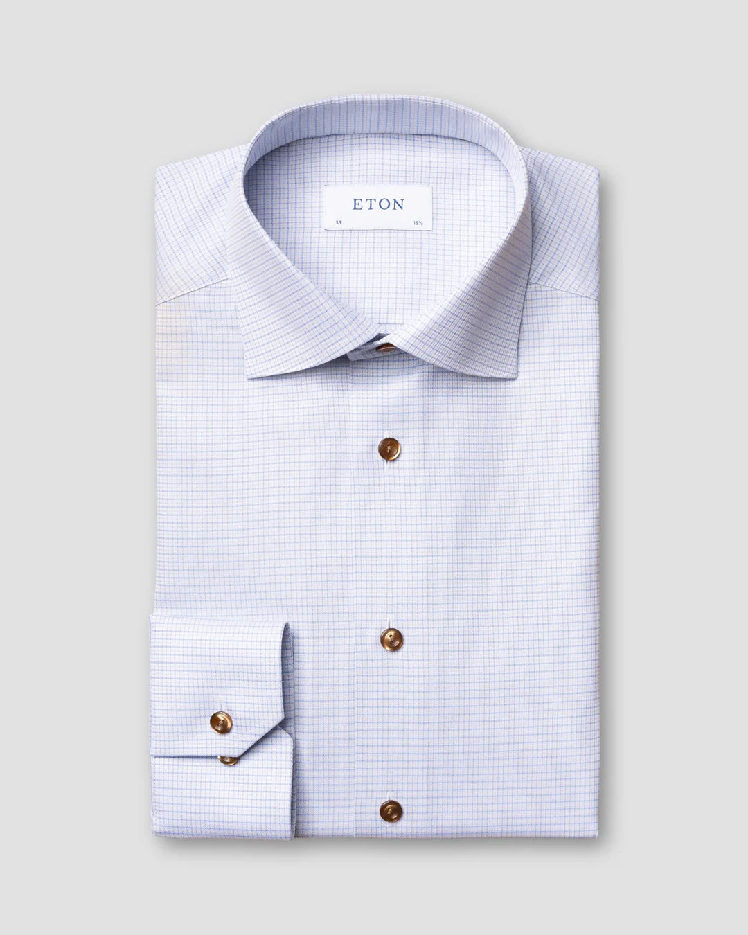 Micro Checks Signature Twill Shirt Eton