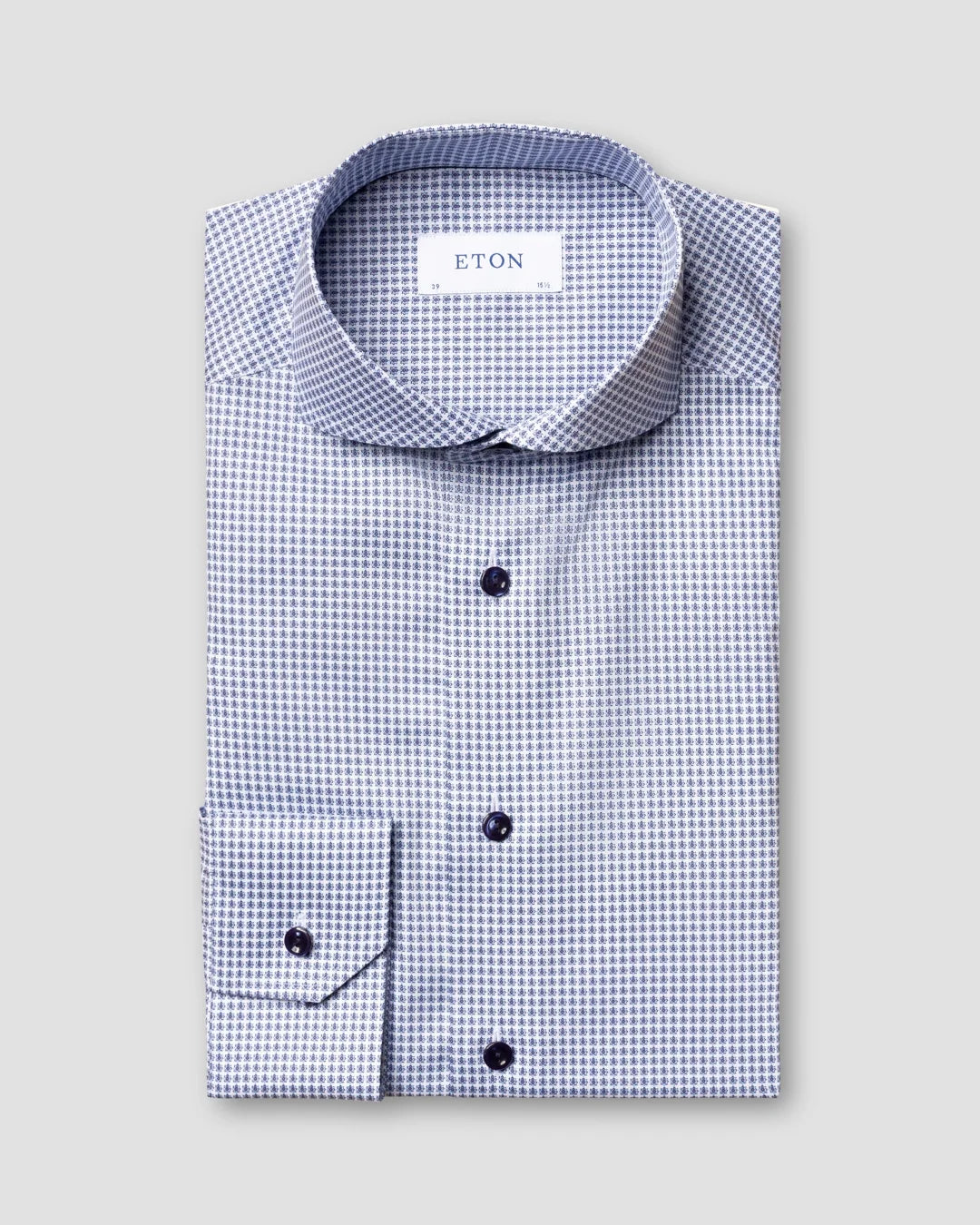 Micro Flower Shirt Eton