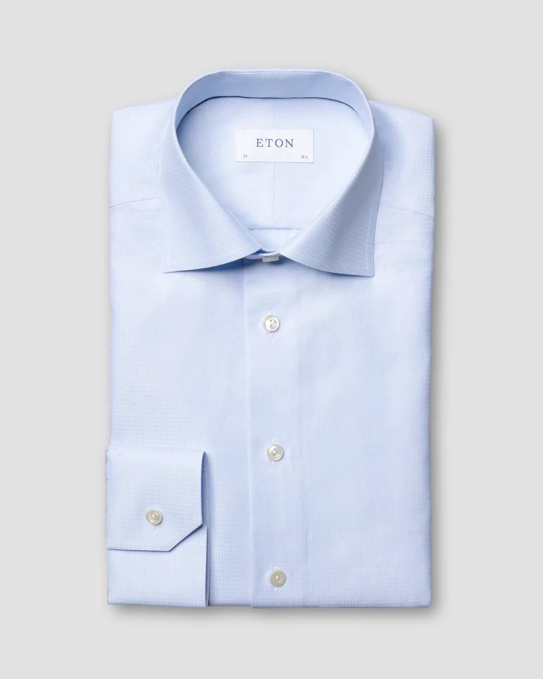 Micro Weave Twill Shirt Eton