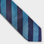 Block Stripe Silk Tie