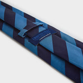 Block Stripe Silk Tie