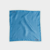 Navy Small Spot Silk Pocket Square