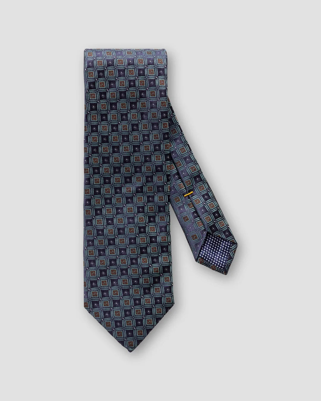 Checked Silk Tie Eton