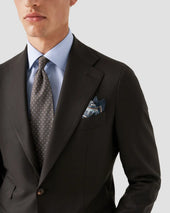 Blue Paisley Print Pocket Square
