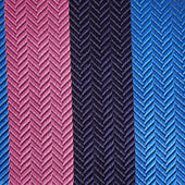 Pink Navy Block Stripe Silk Tie