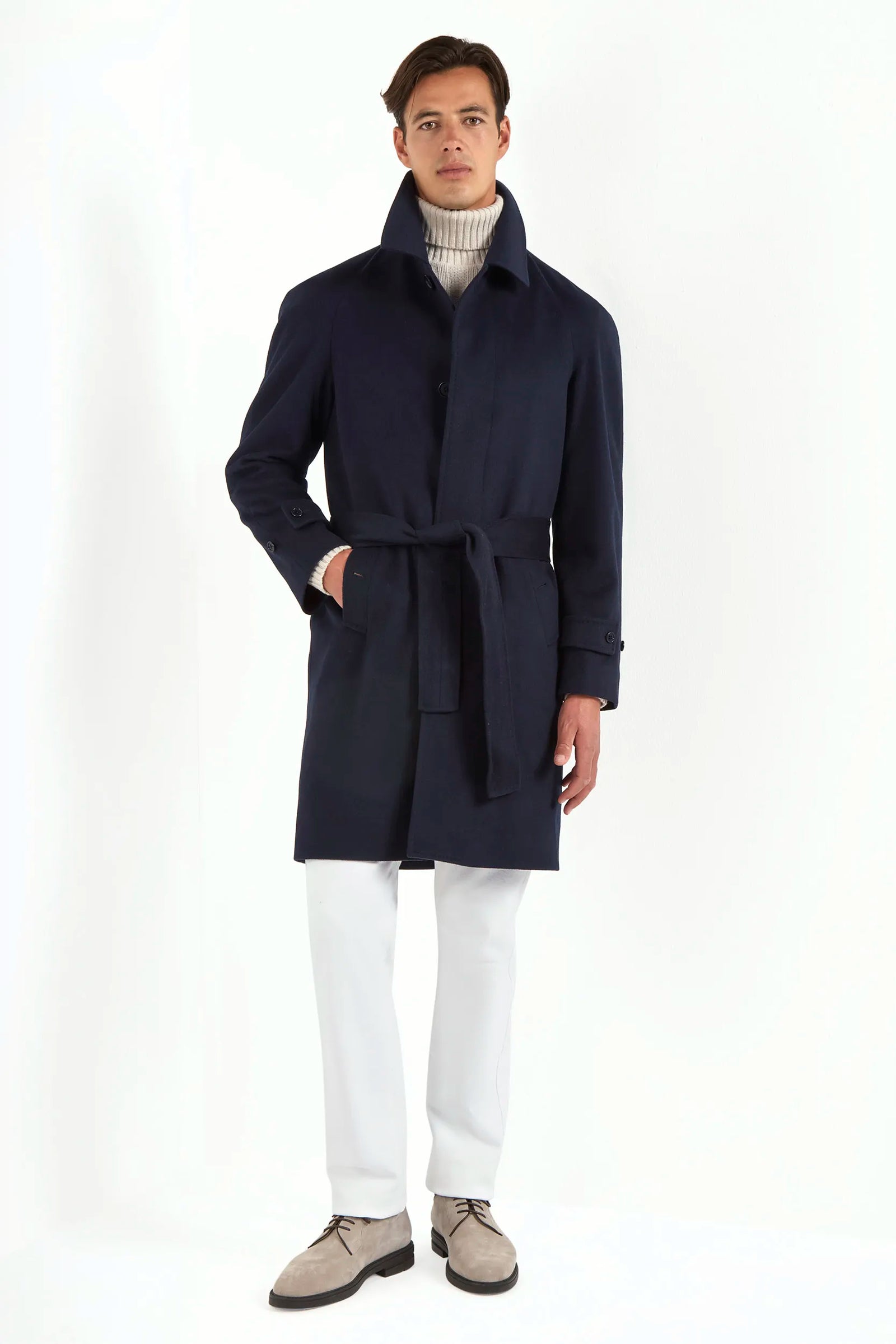 Raglan Coat Made In Italy