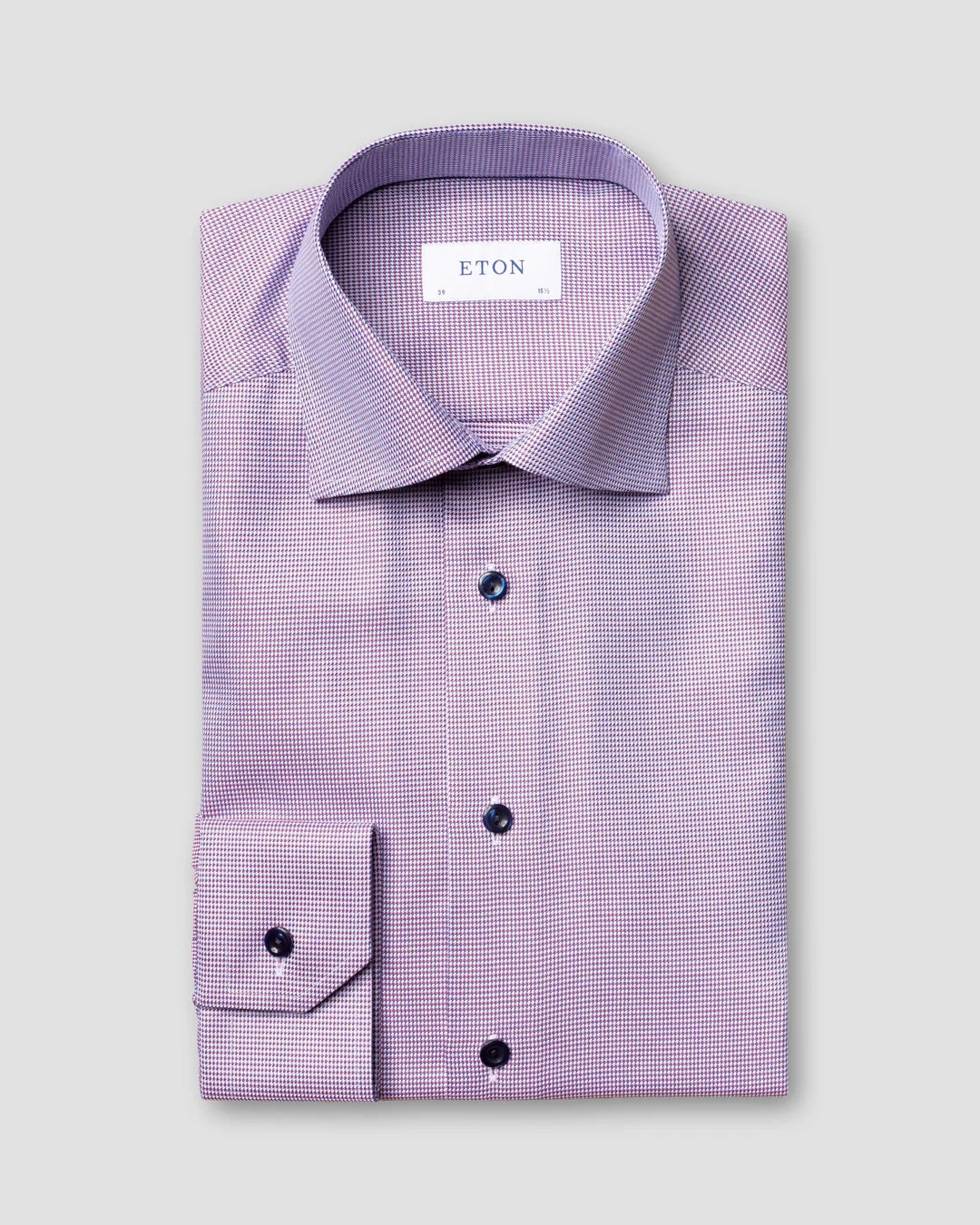 Red Twill Shirt Eton