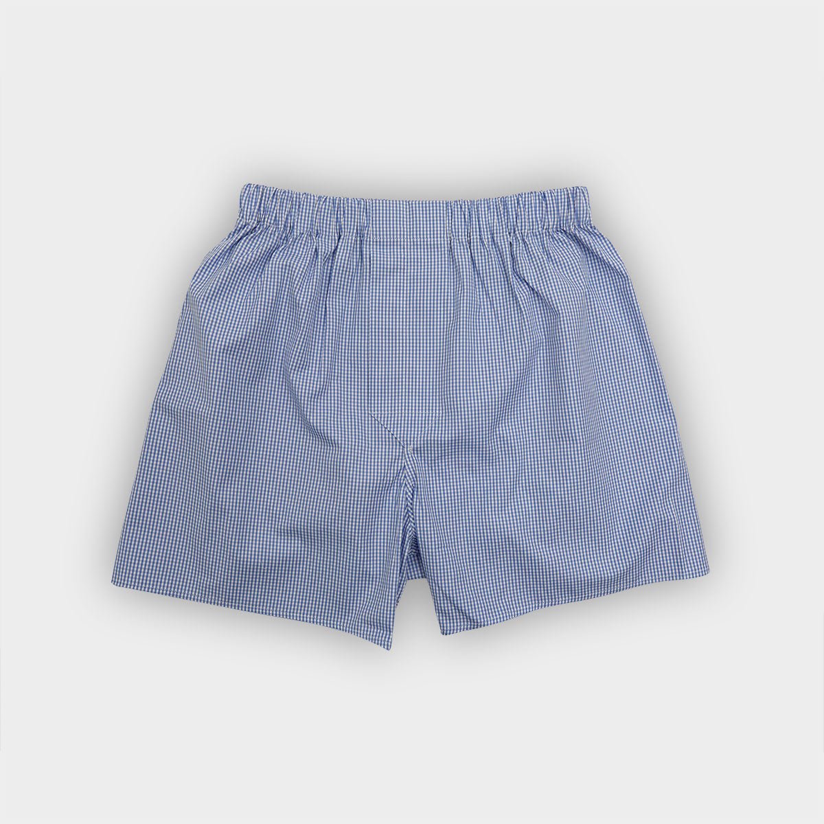 Small Gingham Check Cotton Boxer Shorts