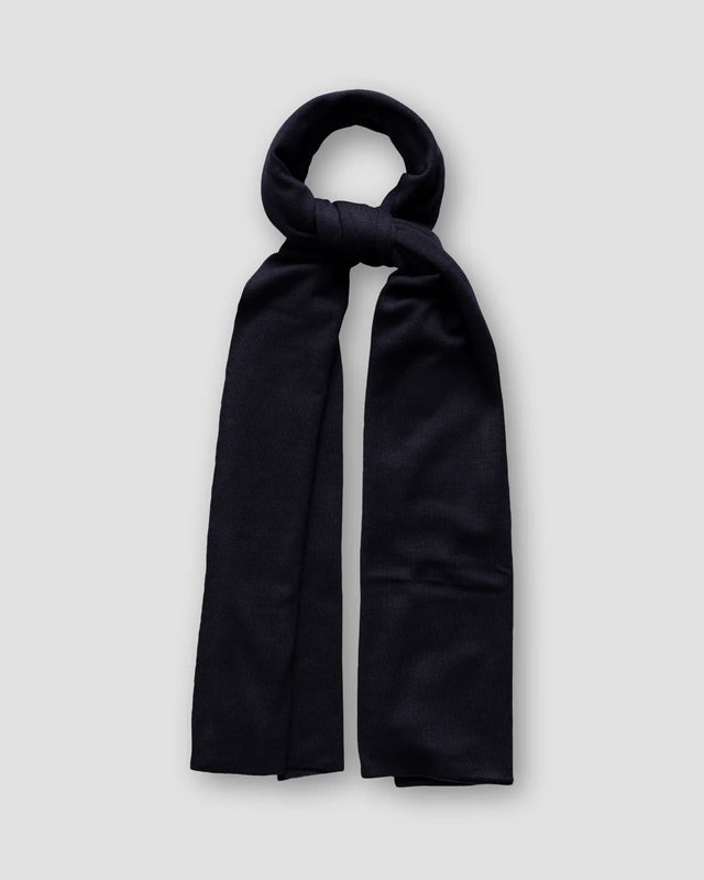 Blue Solid Wool Scarf