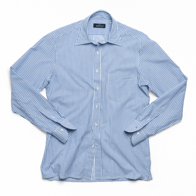 Blue and White Stripe Carter Shirt