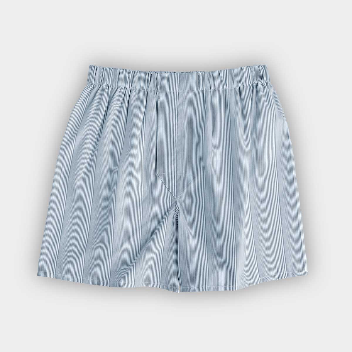 Stripe Cotton Poplin Boxer Short