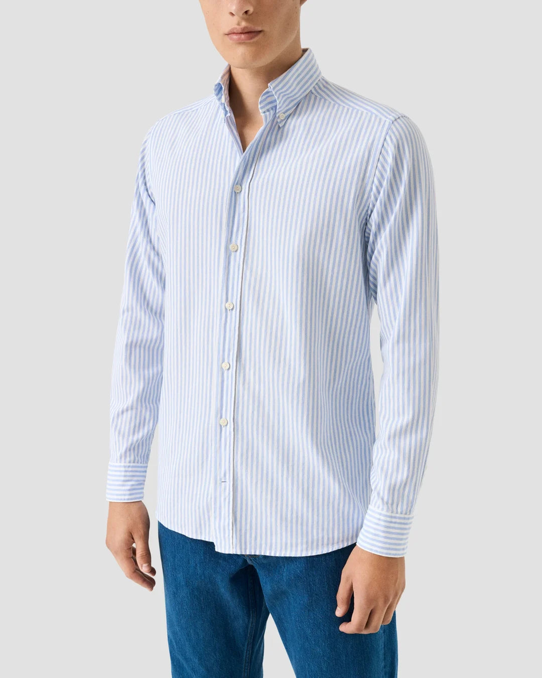 Striped Royal Oxford Shirt Eton