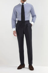 Striped White Collar Shirt Limited Edition Made In Italy