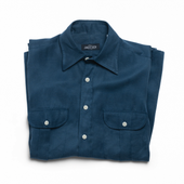 Blue Tencel Work Shirt