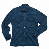 Slate Blue Tencel Work Shirt
