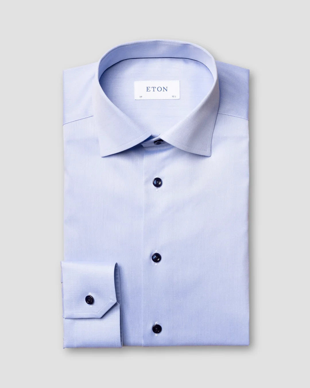 Signature Twill Shirt With Navy Details Eton