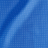 White Small Spot Silk Pocket Square