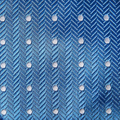 White Spot Herringbone Silk Tie
