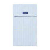Yellow Overcheck Cotton Pyjamas With Navy Piping