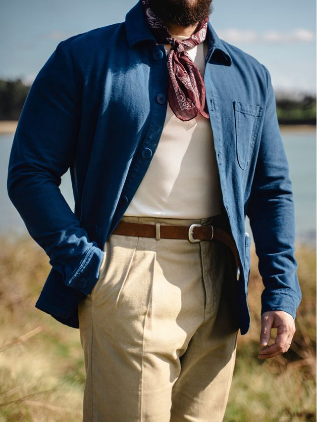 Blue work jacket Zola