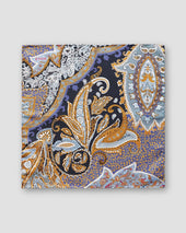 Yellow Paisley Pocket Square