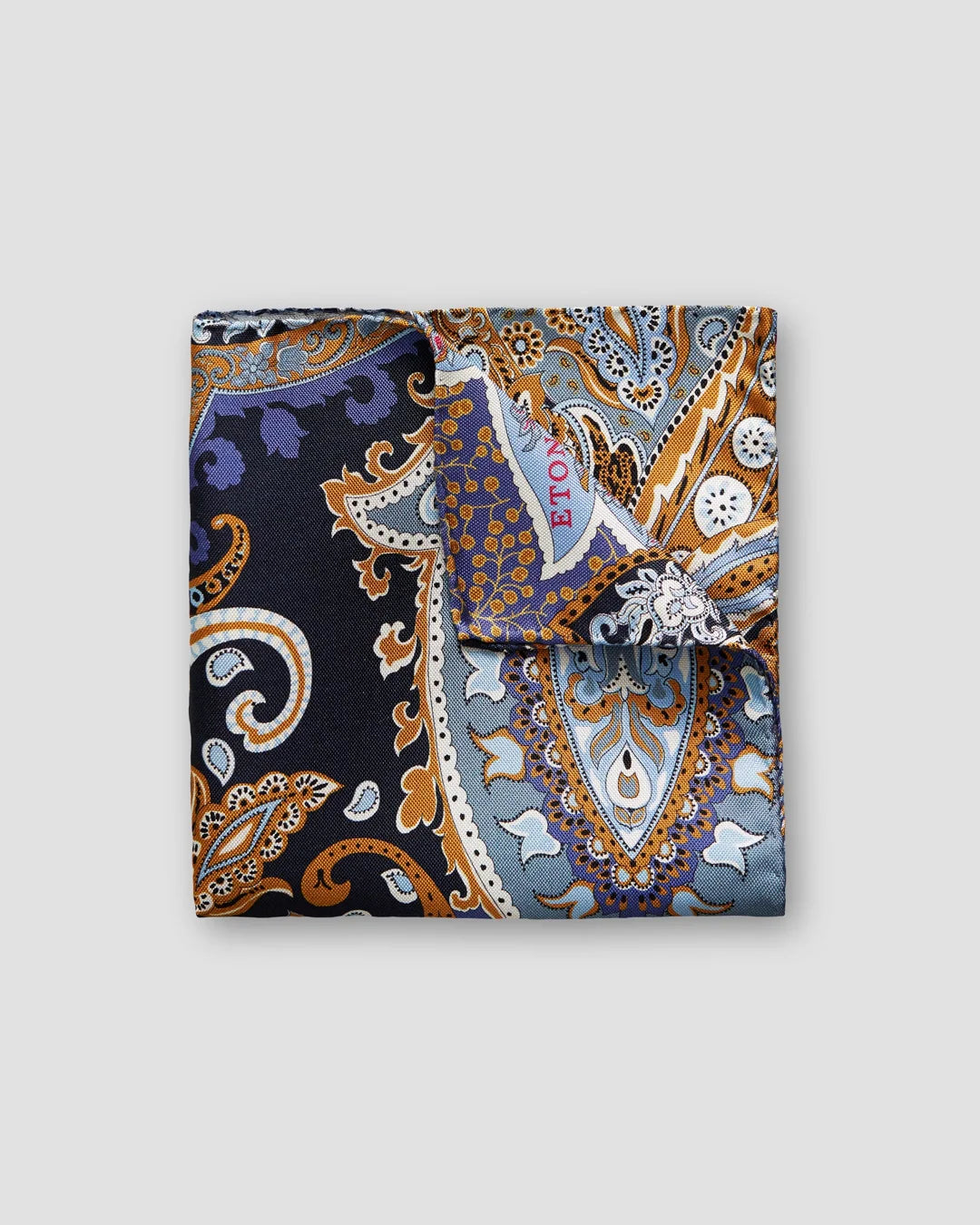 Yellow Paisley Pocket Square