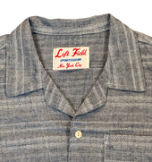 Japanese Cotton Linen Jacquard Camp Shirt