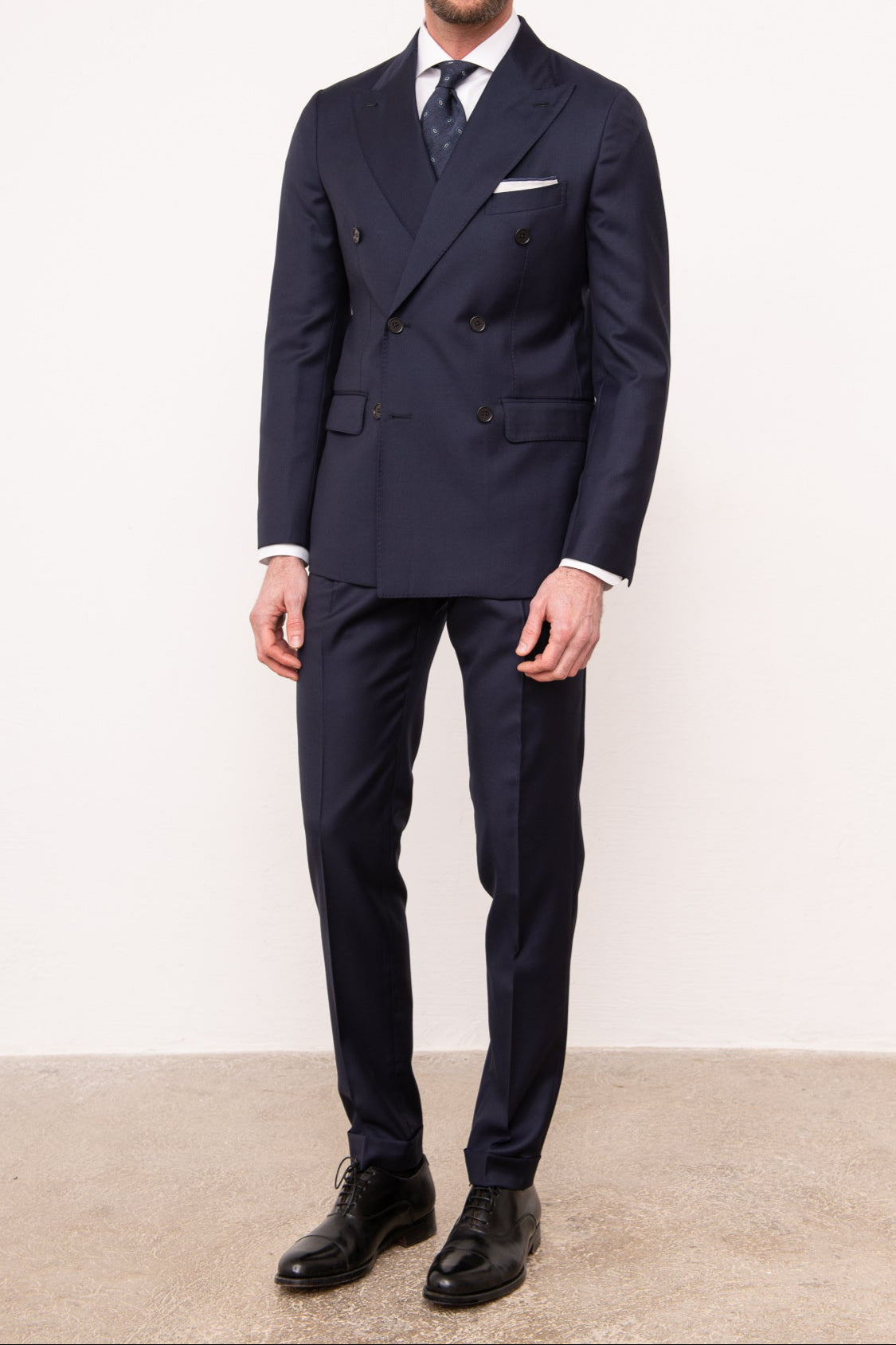 Double Breasted Suit Made In Italy