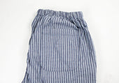 Japanese Striped Linen Cotton Drawstring Lounge Pants