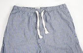 Japanese Striped Linen Cotton Drawstring Lounge Pants