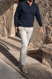 Long Sleeve Polo Made In Italy
