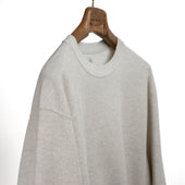 Rough Smooth Crewneck Thermal In Cotton And Poly