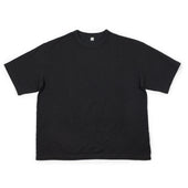 Crewneck Tee In Nepped Cotton And Silk