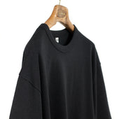 Crewneck Tee In Nepped Cotton And Silk