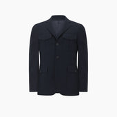 Lightweight Wool Hopsack Traveller Jacket