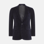 Navy Velvet Jacket