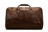 Leather S.C Holdall - Brown