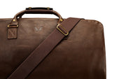 Leather S.C Holdall - Brown