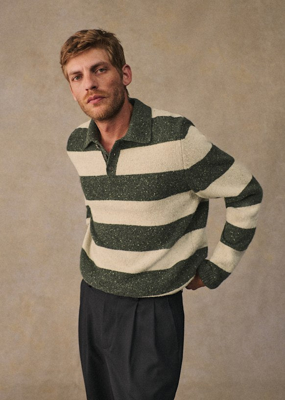 Astorn Sweater - Khaki / Beige