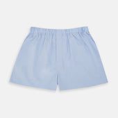 Light Blue End-On-End Cotton Boxer Shorts