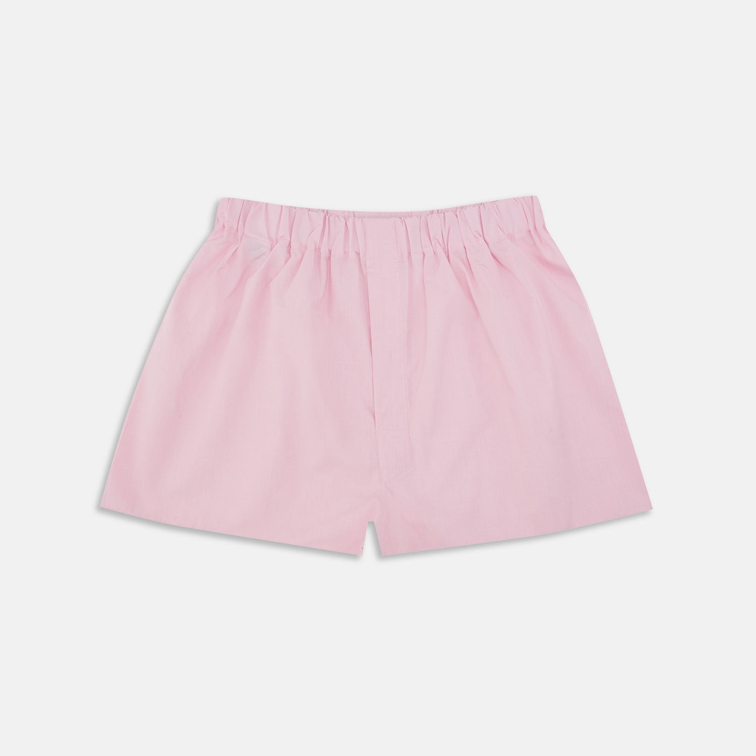 Pink End On End Cotton Boxer Shorts