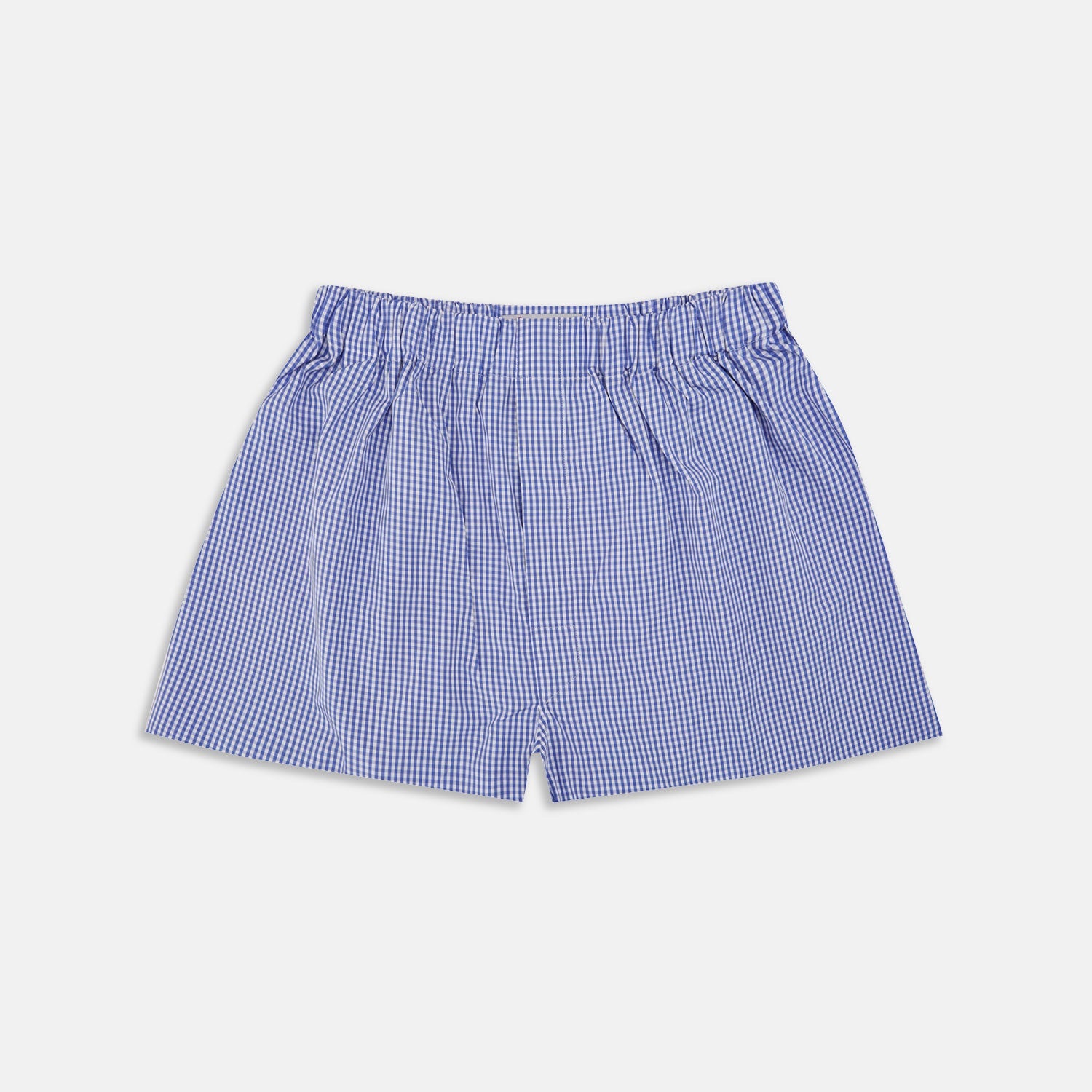 Gingham Cotton Boxer Shorts