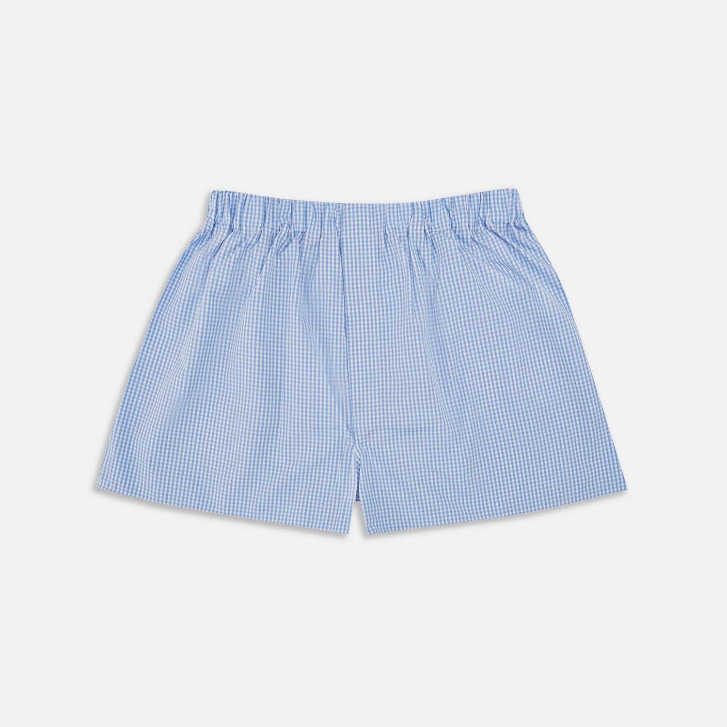 Light Gingham Cotton Boxer Shorts