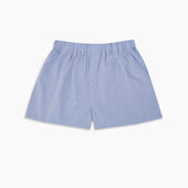 And White Fine Bengal Stripe Sea Island Quality Cotton Boxer Shorts