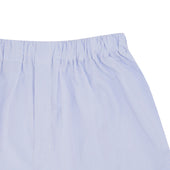 And White Fine Bengal Stripe Sea Island Quality Cotton Boxer Shorts