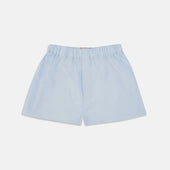 Light Blue Sea Island Quality Cotton Boxer Shorts