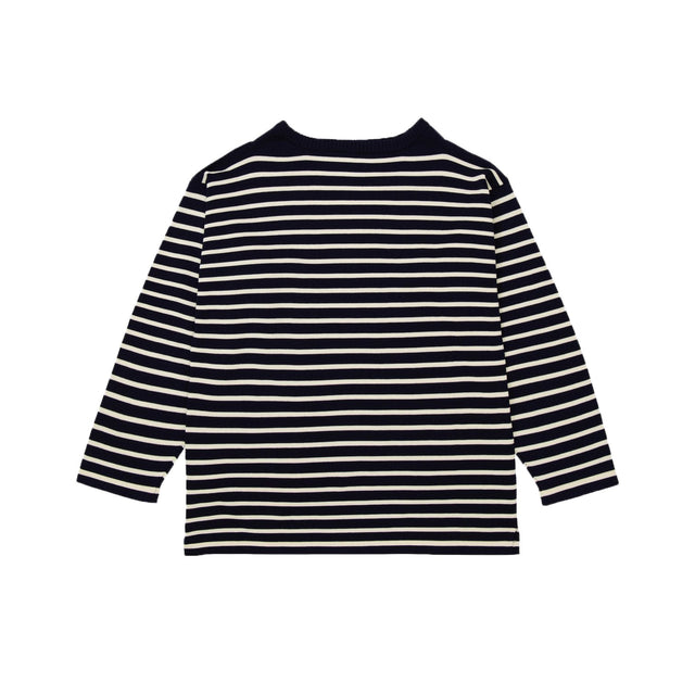 Boatsman Royal Blue/Raw Cotton Stripe
